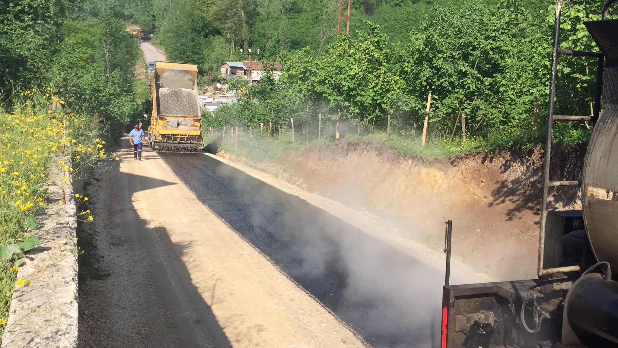 KORGAN’IN BEŞ MAHALLESİNE ASFALT KONFORU